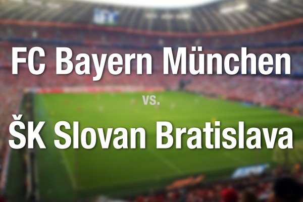 FC Bayern München - ŠK Slovan Bratislava